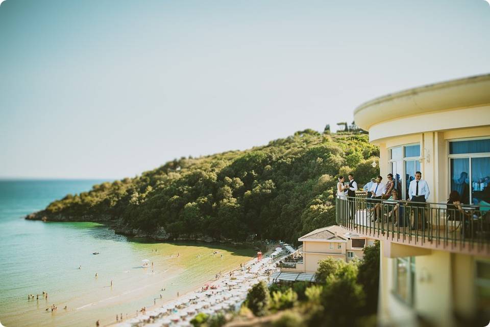 Matrimonio con vista mare