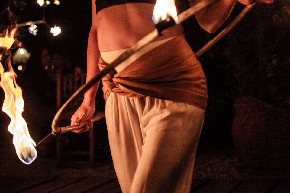Arabic fire show