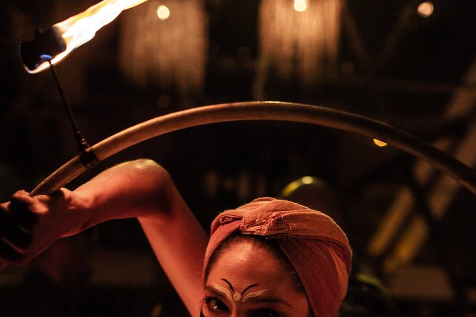 Arabic fire show