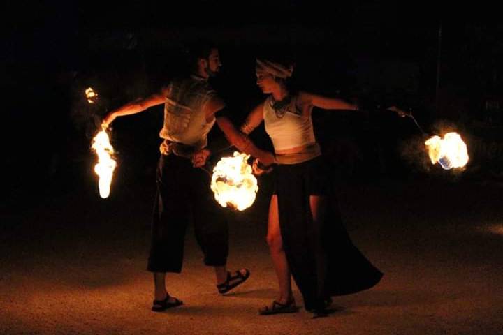 Arabic fire show