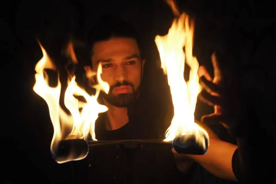Spettacolo di fuoco