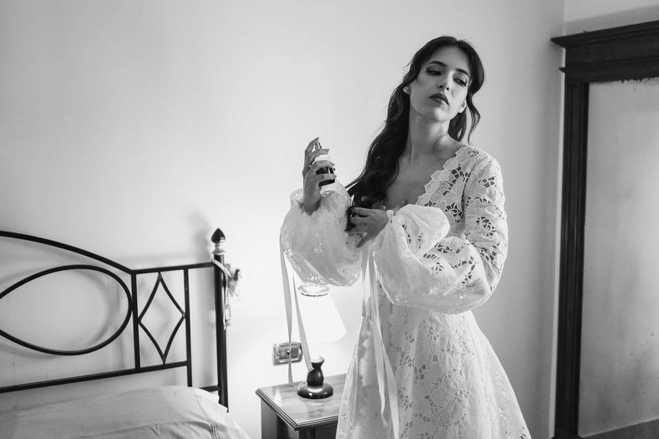 Preparazione sposa