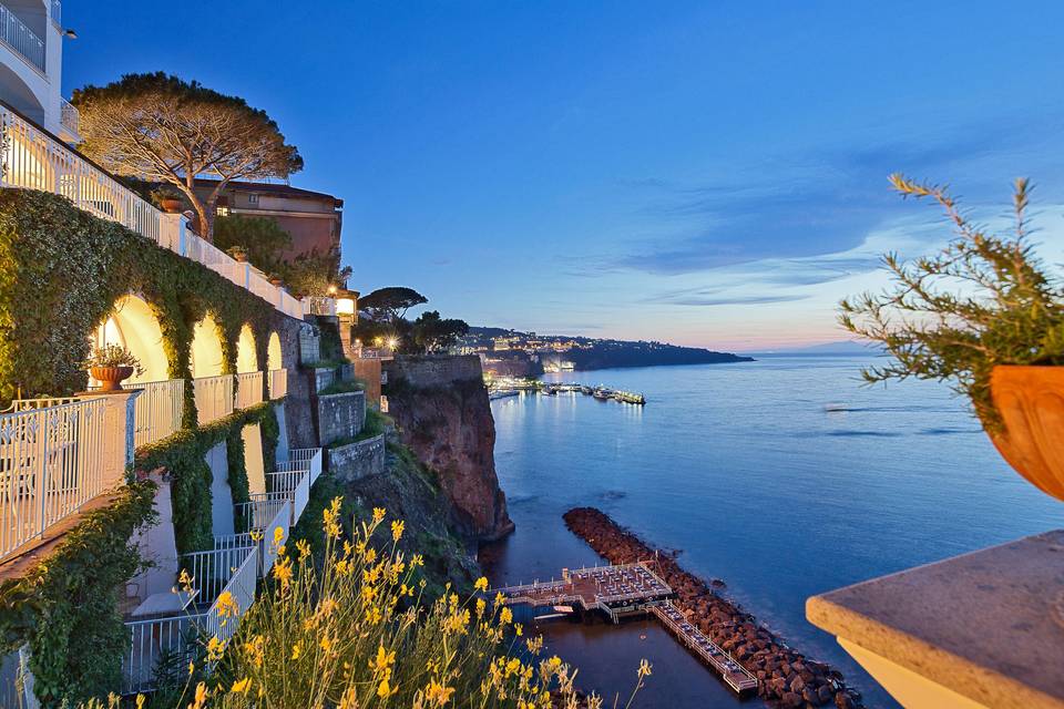 Panorama dal ristorante