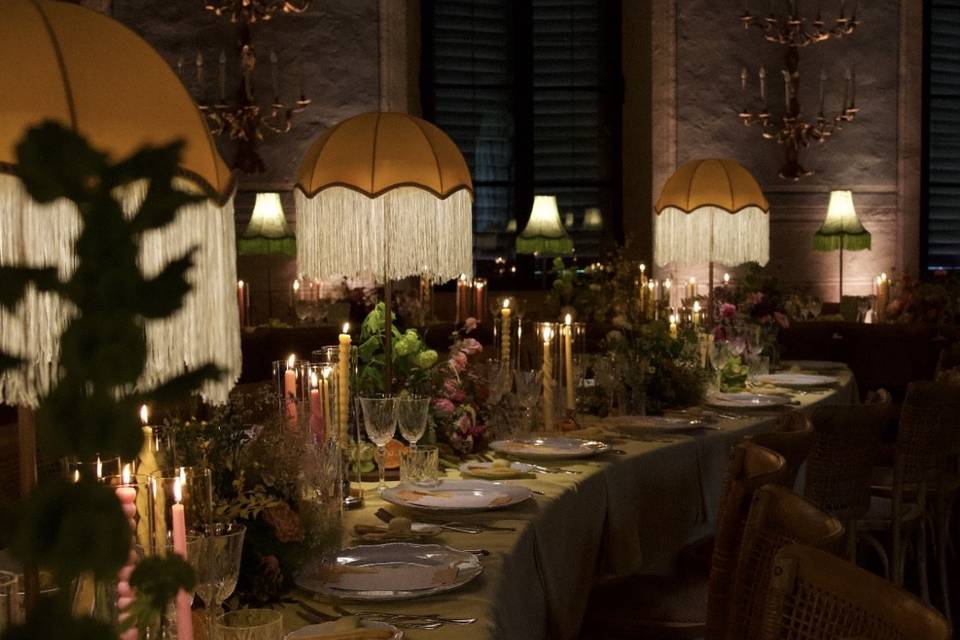 Table settings colorati