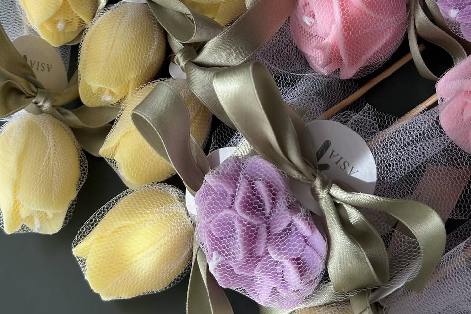Fiori in cera di soia profumat
