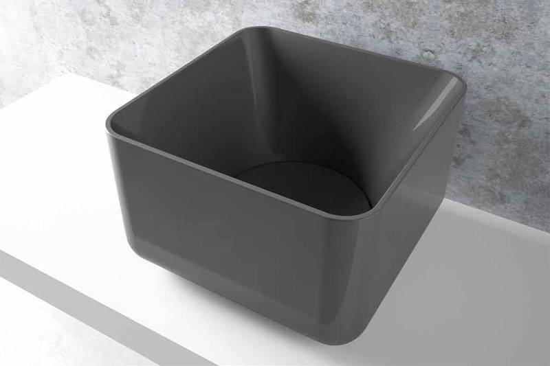 Lavabo colore grigio