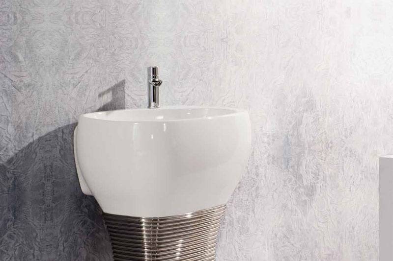 Lavabo colore grigio