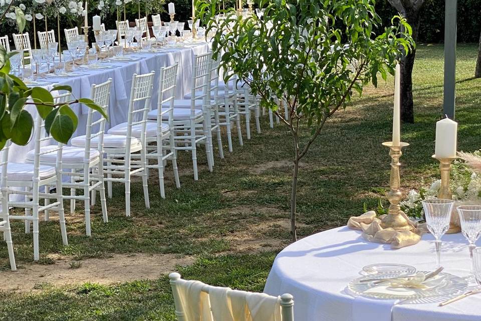 Allestimento matrimonio