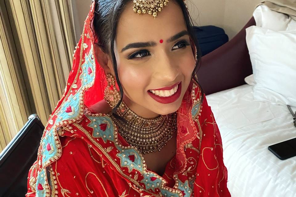 Bridal makeup