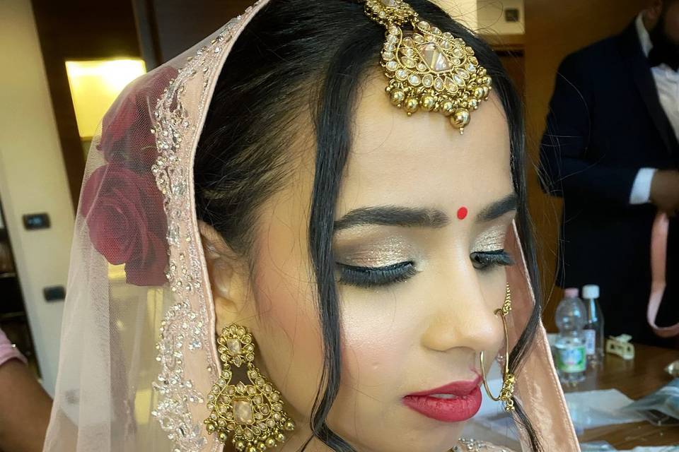 Bridal makeup