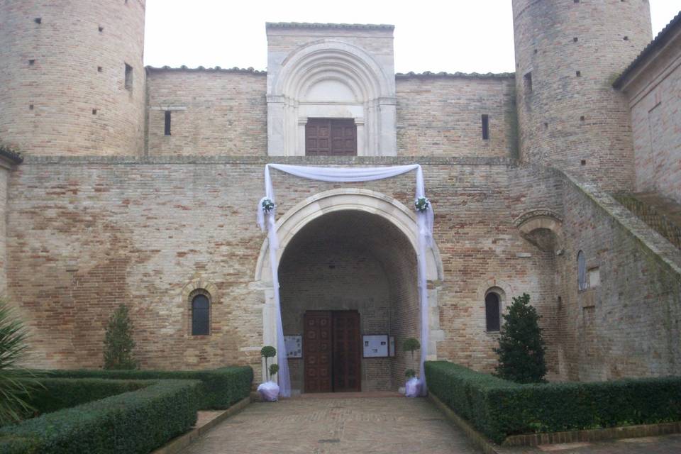 L'ingresso Chiesa San Claudio