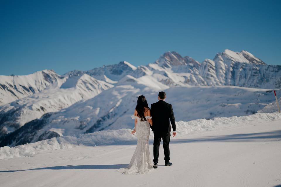 Mountain wedding