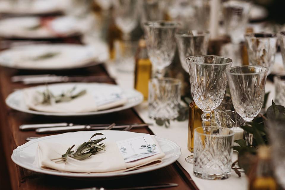 Rustic mise en place