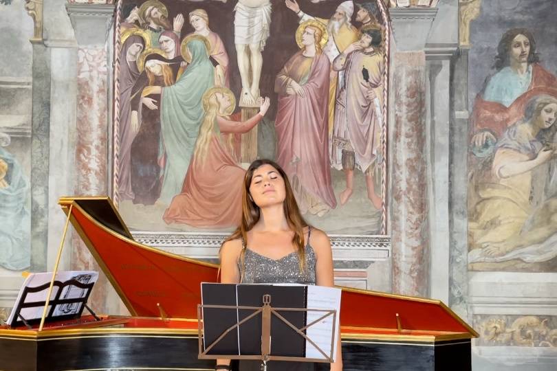 Atmosfera da sogno in chiesa