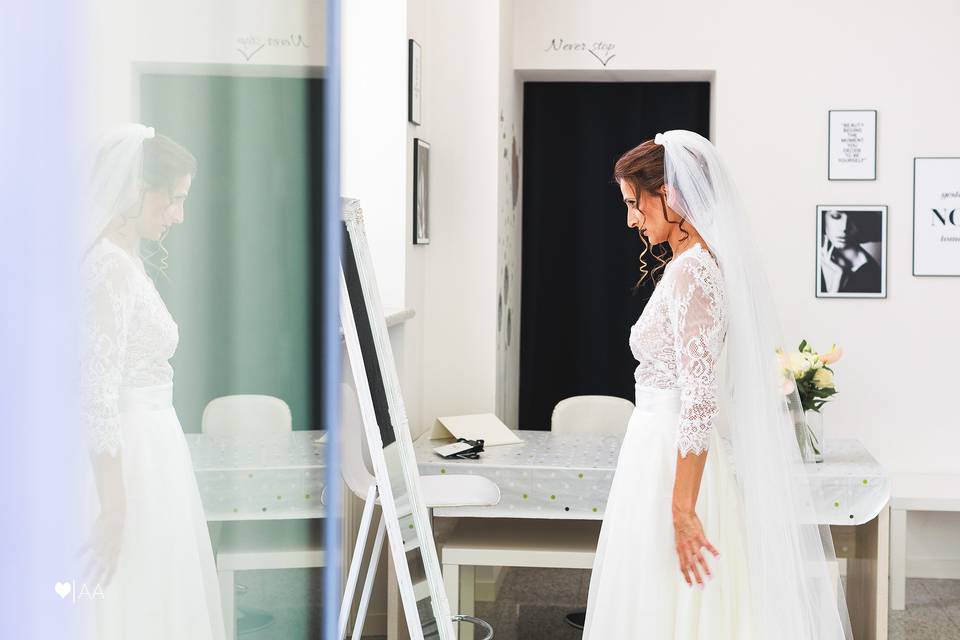 Preparazione sposa Castellino