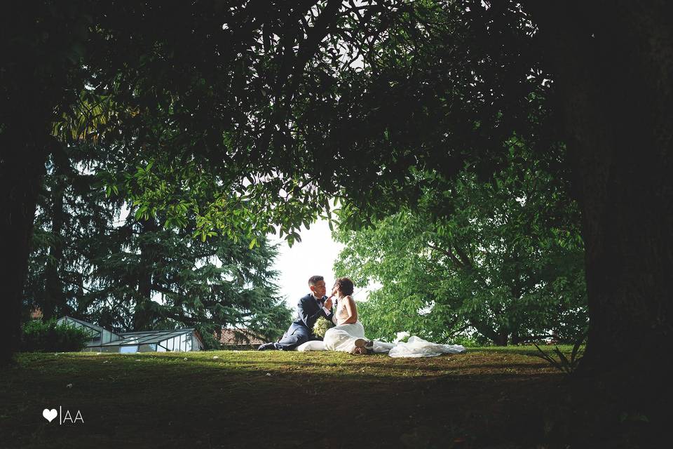 Sposi nel parco