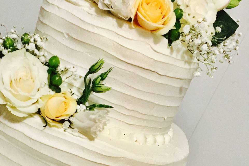 Torte con fiori reschi