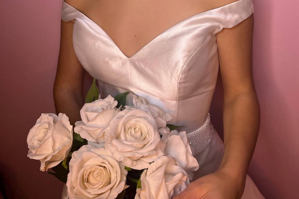 Diagonale sposa