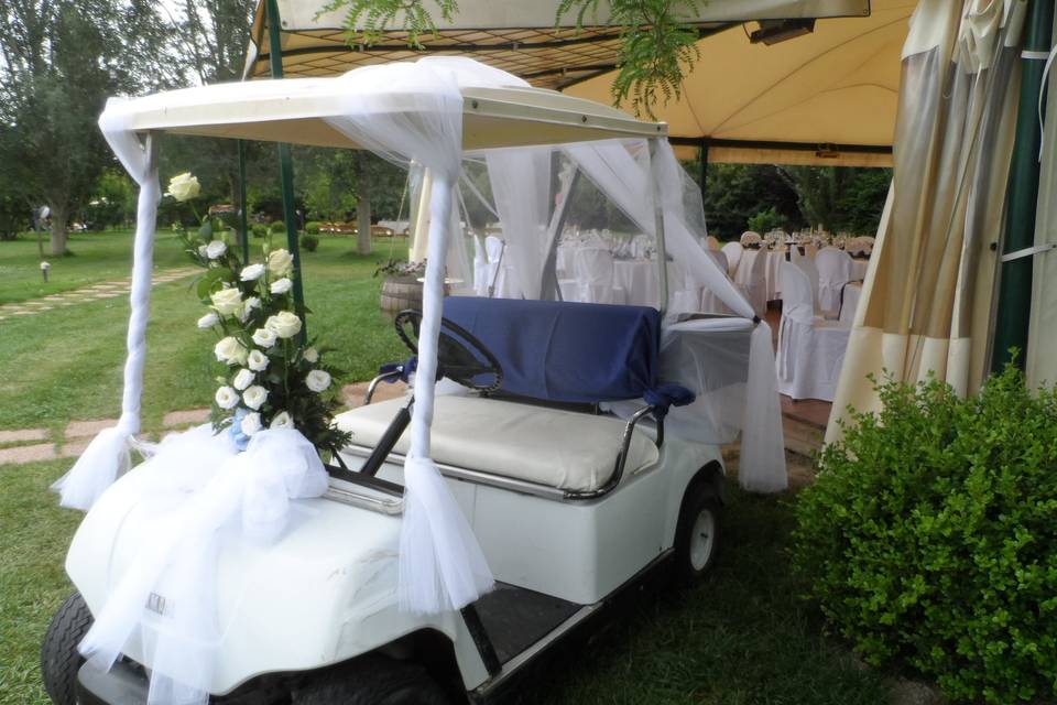 Golf Marriage car