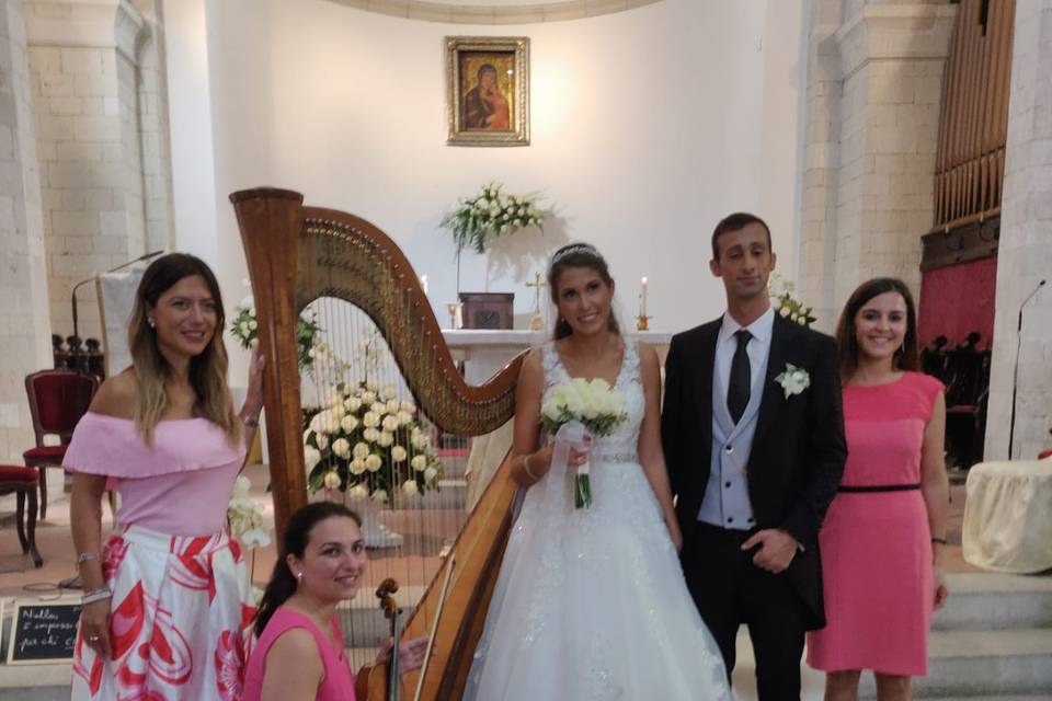 Wedding: arpa, canto, violino