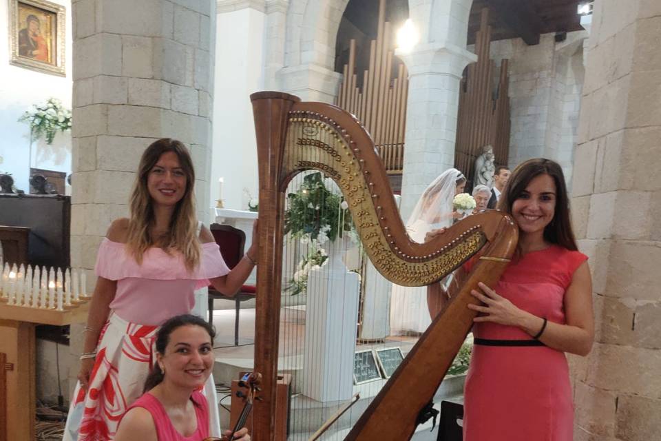 Trio: violino, canto e arpa