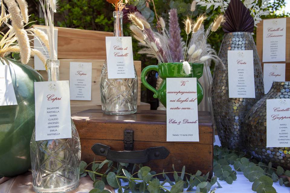 Tableau mariage