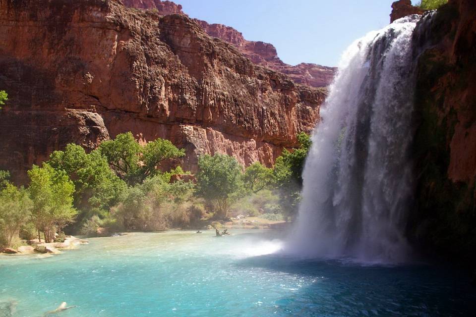 Grand canyon waterfall