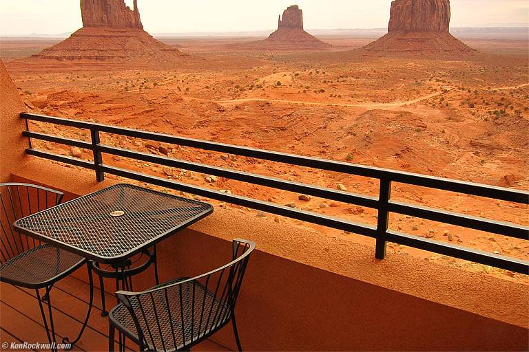 Monument valley hotel The View