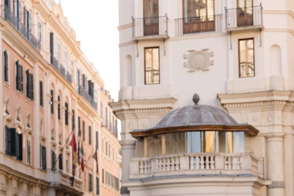 Matrimonio al centro di Roma