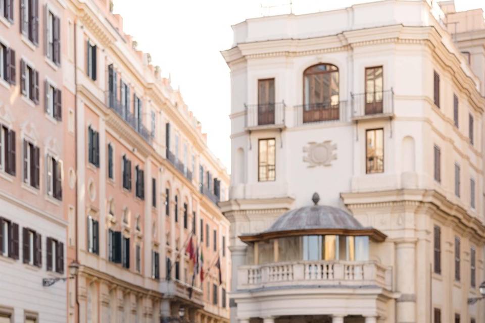 Matrimonio al centro di Roma