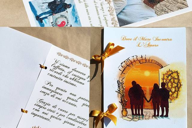 Pagine di invito al matrimonio