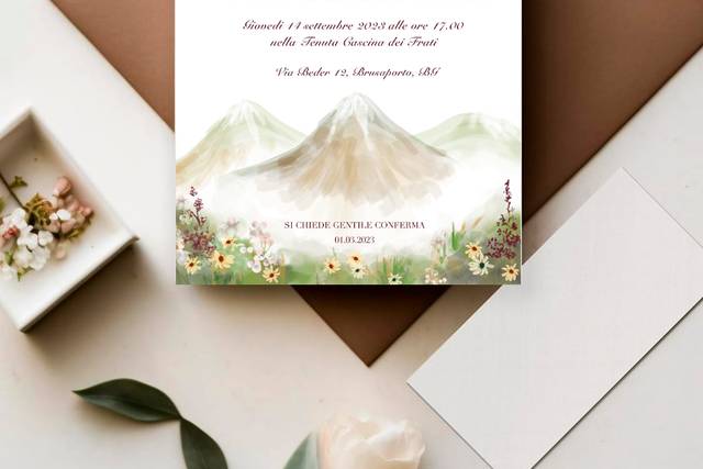 Partecipazione fiori autunnali