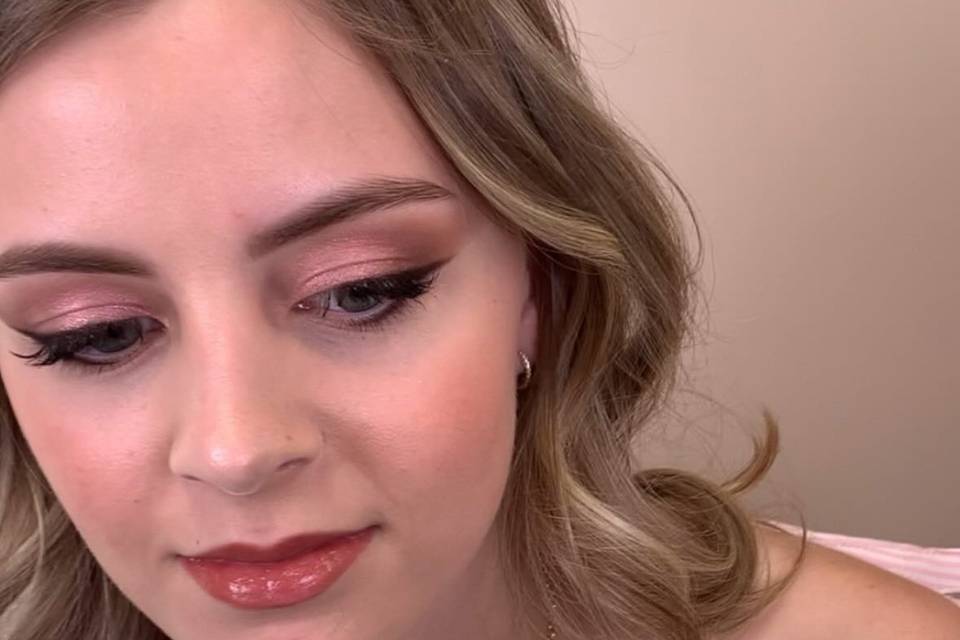 Trucco sposa rosa
