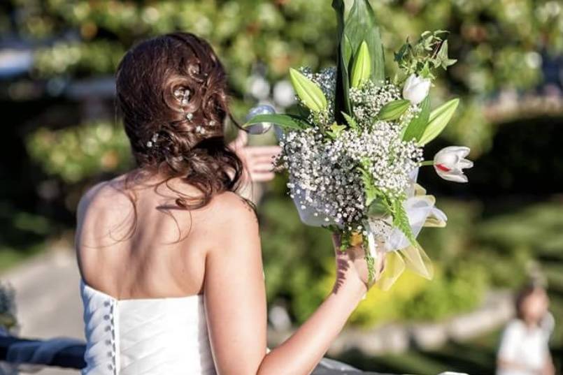 I nostri sposi: Lancio bouquet