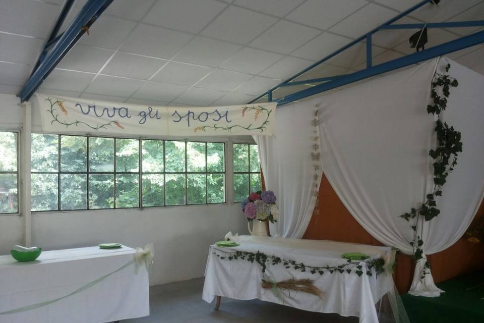 Sala con teatrino