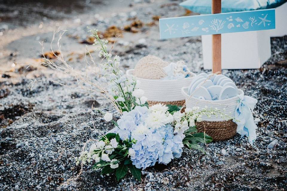 Shooting beach wedding