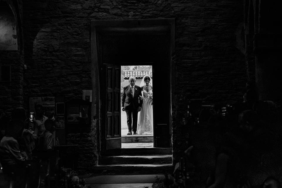 Pieve del tho ingresso sposa