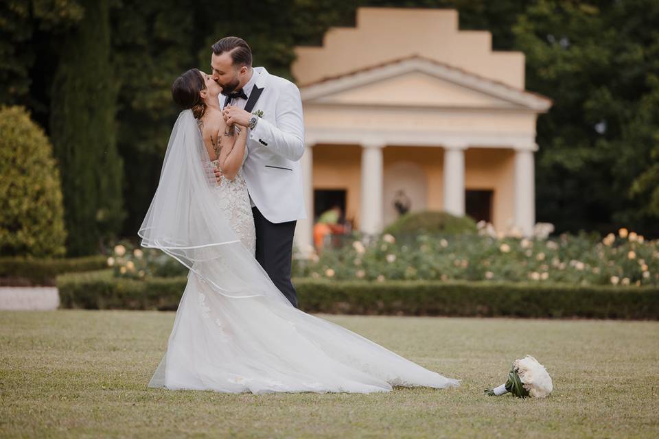 Sessione sposi villa abbondanz