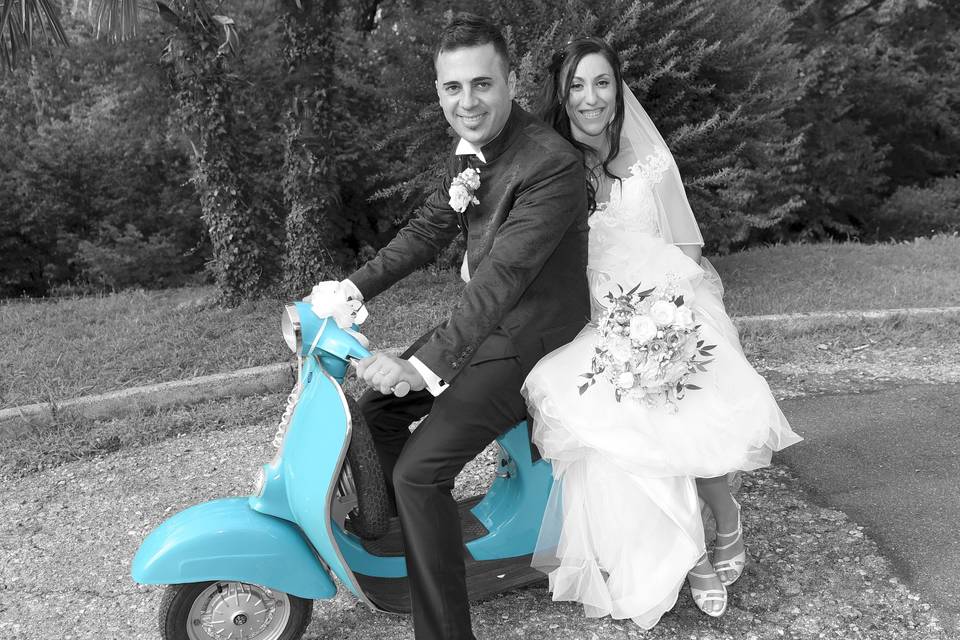 Fuga sulla Vespa!