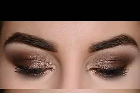 Brown Smokey eyes