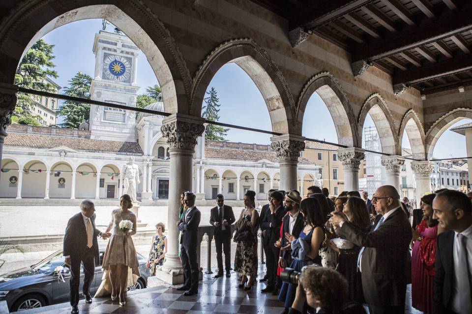 L'arrivo e l'emozione