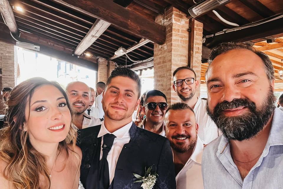 Wedding day in Casale Marino