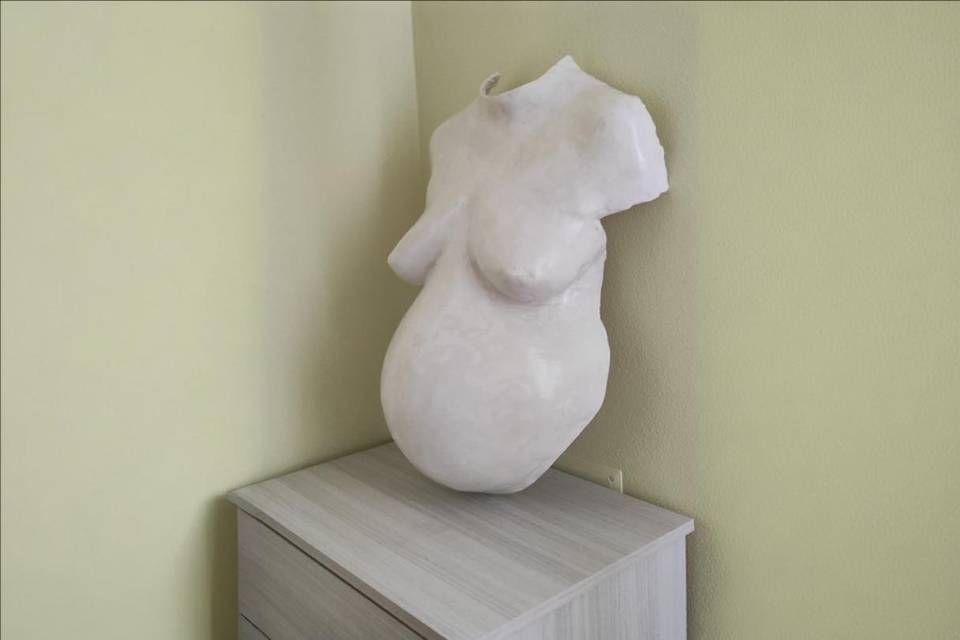 Calco pancione gesso