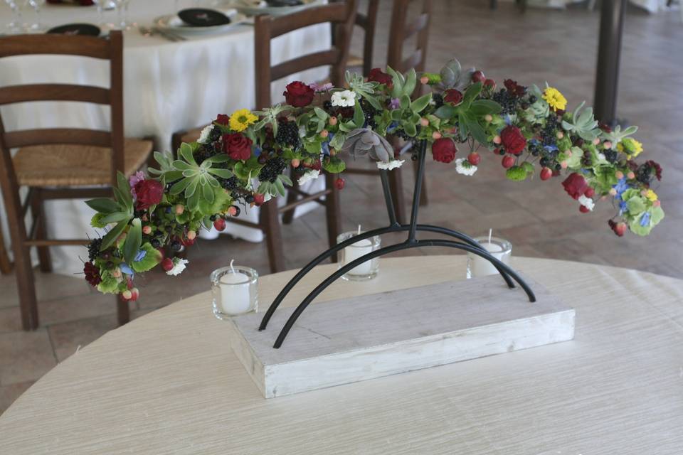 Design per tavolo sposi