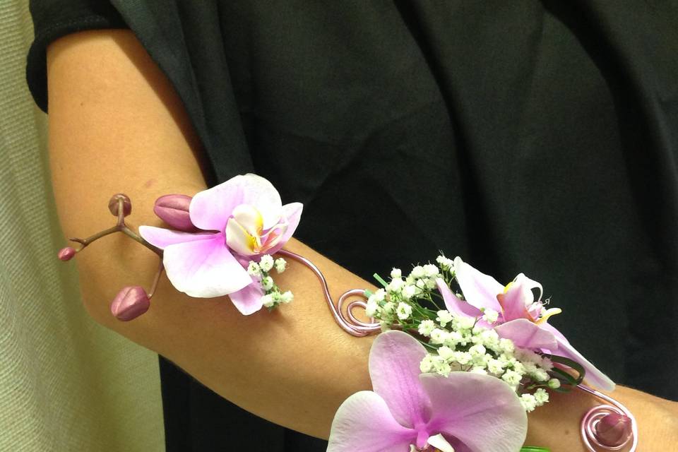Bouquet a bracciale