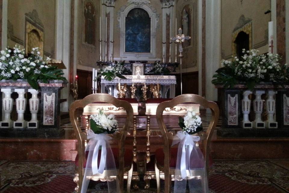 Allestimento chiesa