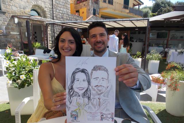 LIVE PAINTING Amalfi