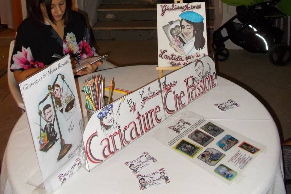 Caricaturista Villa Fiorita