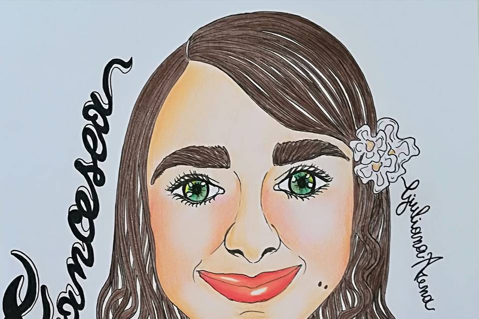 Kora Beach Events Caricaturist