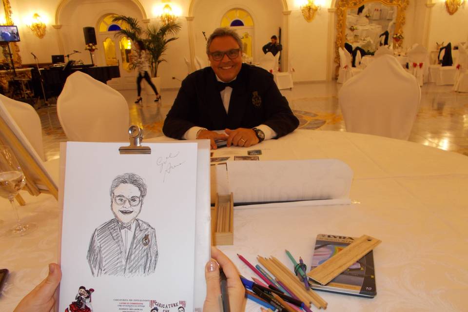 Caricatura matrimonio Napoli